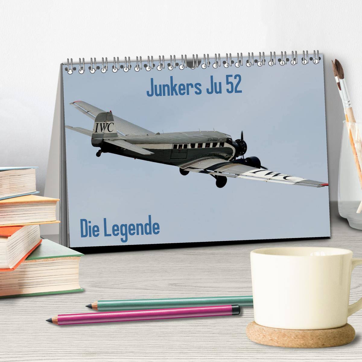 Bild: 9783435381319 | Junkers Ju 52 Die Legende (Tischkalender 2025 DIN A5 quer),...