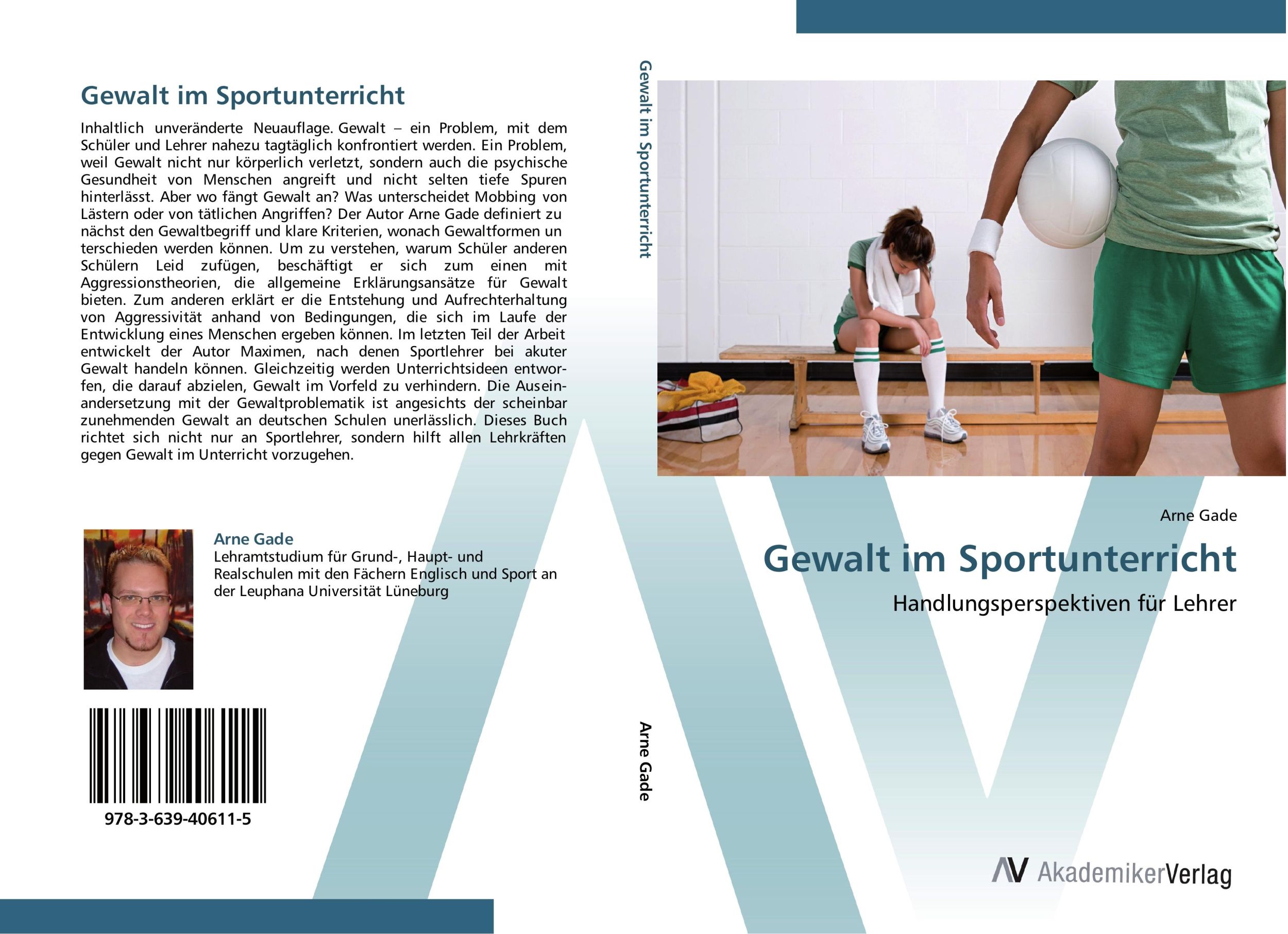 Cover: 9783639406115 | Gewalt im Sportunterricht | Handlungsperspektiven für Lehrer | Gade