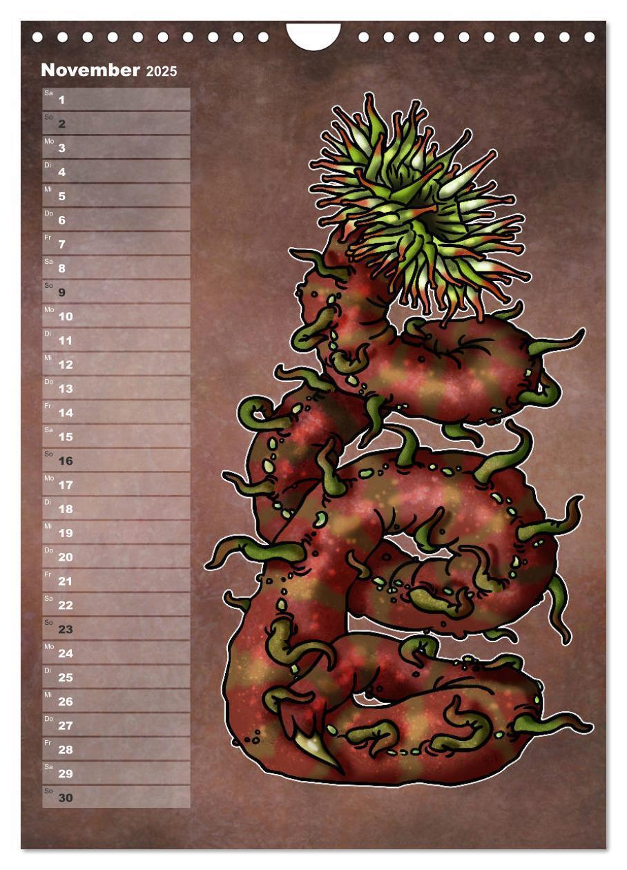 Bild: 9783435996148 | Bestiarium Vladi Krafft (Wandkalender 2025 DIN A4 hoch), CALVENDO...