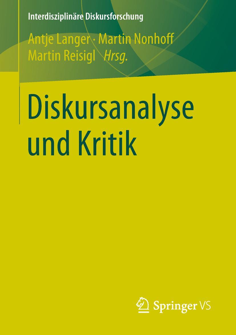 Cover: 9783658021795 | Diskursanalyse und Kritik | Antje Langer (u. a.) | Taschenbuch | xii