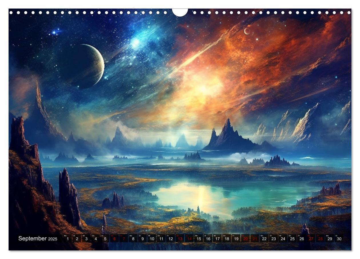 Bild: 9783383899614 | Nächster Halt Andromeda (Wandkalender 2025 DIN A3 quer), CALVENDO...