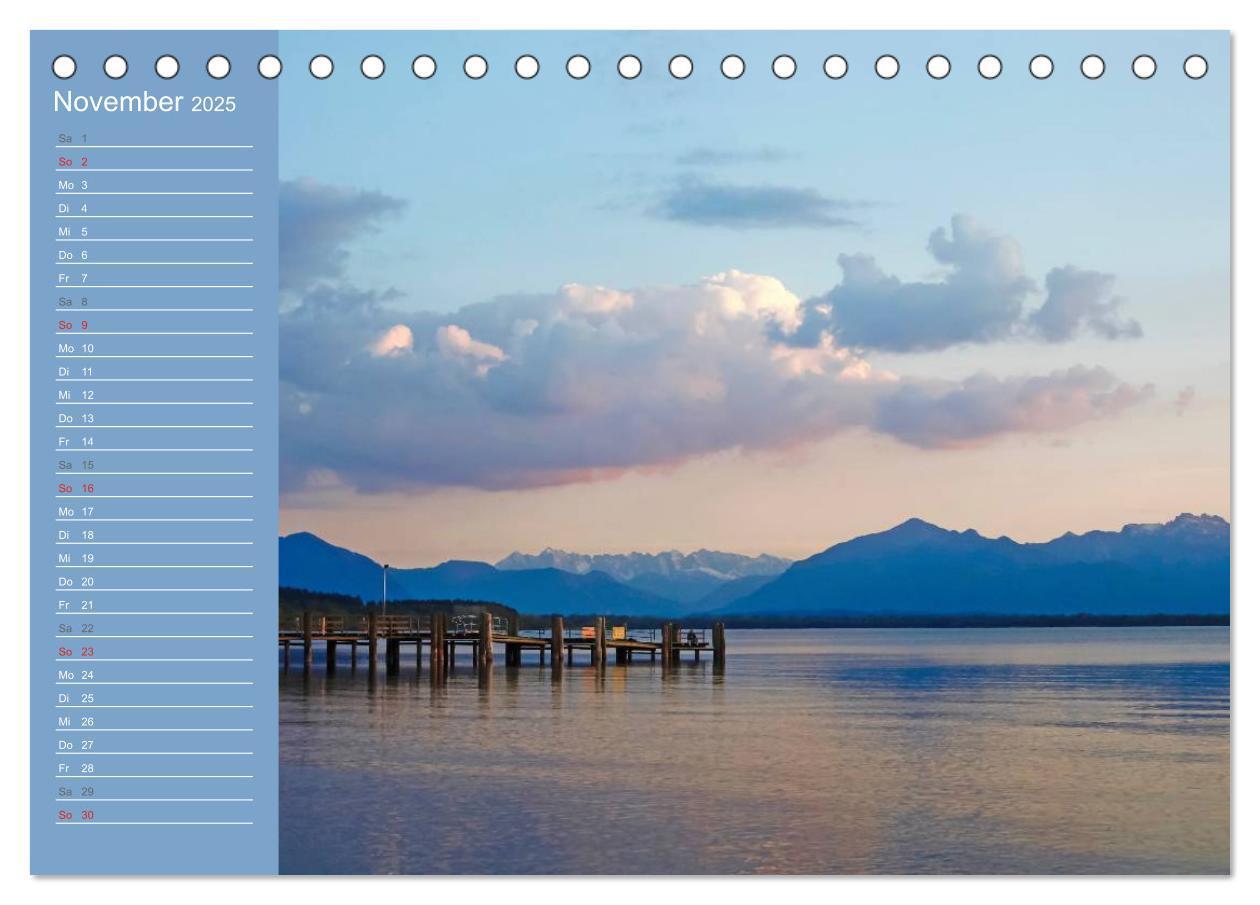 Bild: 9783435457489 | Am schönen Chiemsee (Tischkalender 2025 DIN A5 quer), CALVENDO...