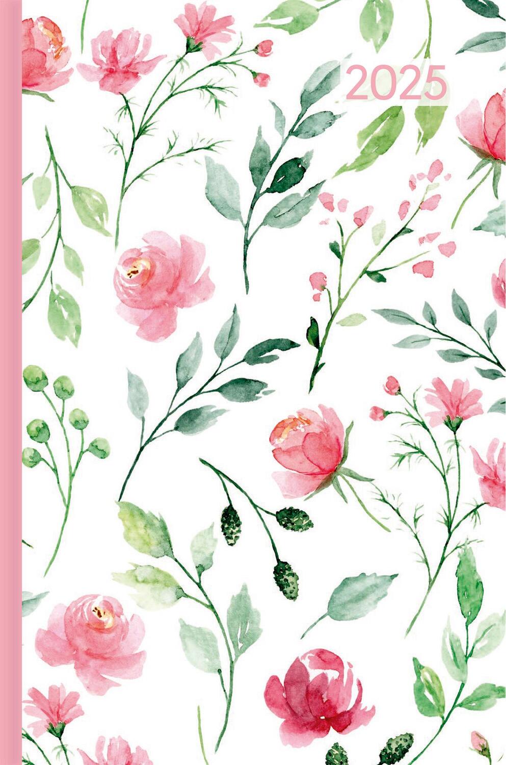 Cover: 4251732342555 | Ladytimer Mini Roses 2025 - Taschen-Kalender 8x11,5 cm - Rosen -...