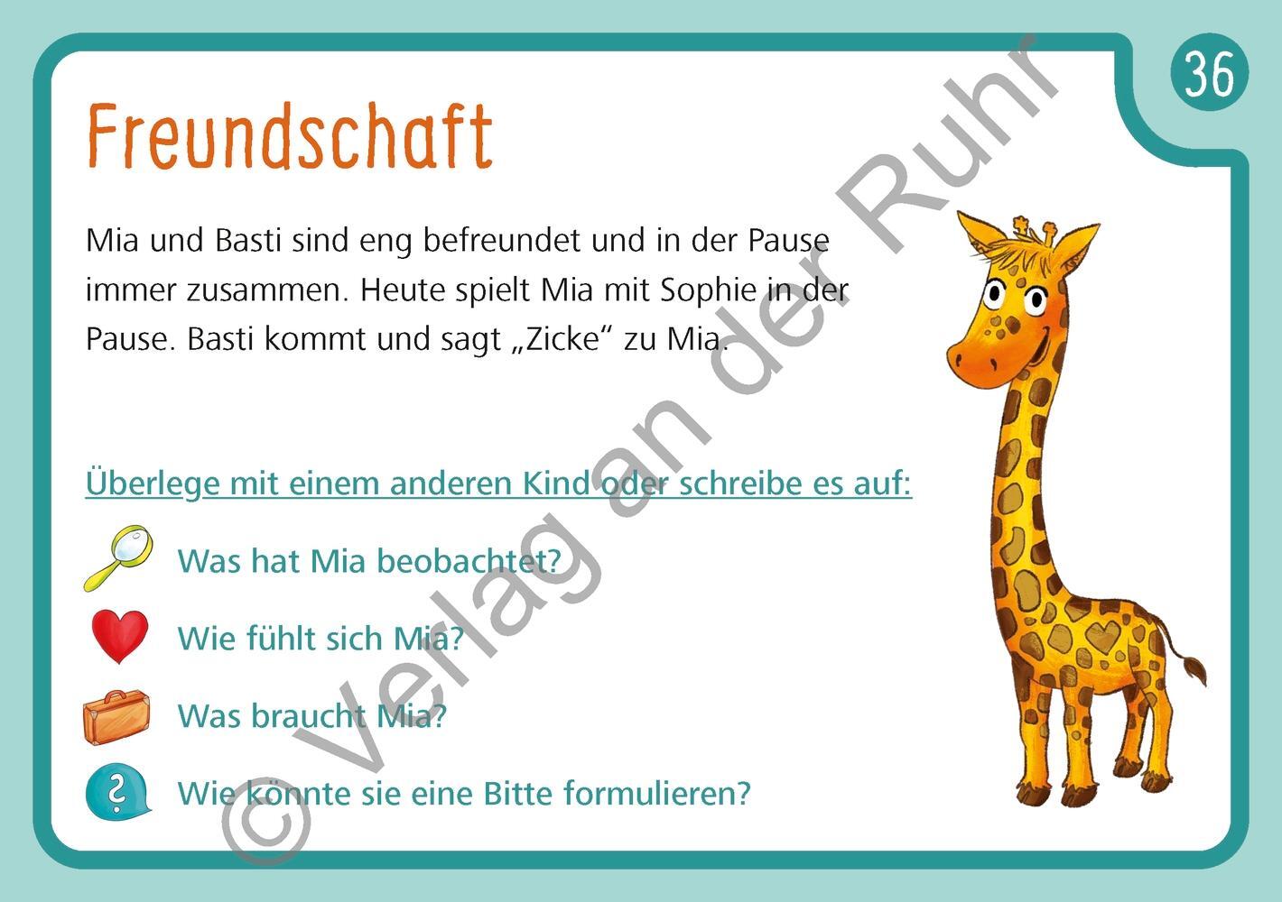 Bild: 9783834644299 | Unsere Giraffen-Kartei - Kinder üben selbstständig gewaltfreie...