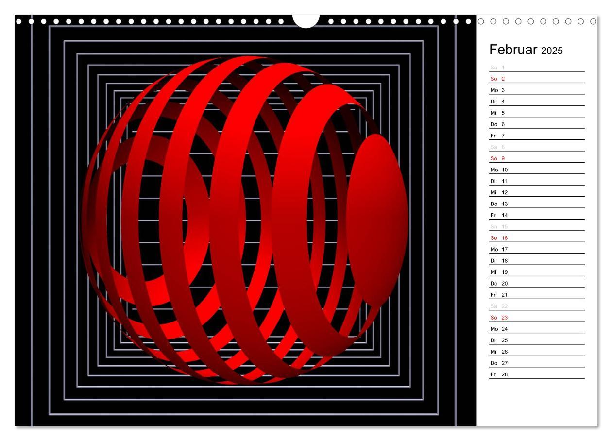 Bild: 9783435471171 | Mit Geometrie durch das Jahr (Wandkalender 2025 DIN A3 quer),...