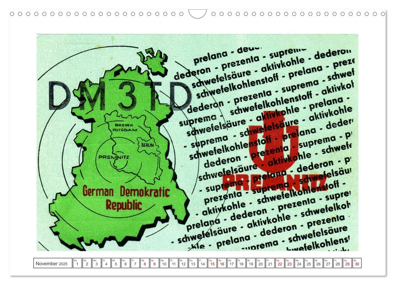 Bild: 9783383940644 | DDR Amateurfunk Historische Karten (Wandkalender 2025 DIN A3 quer),...