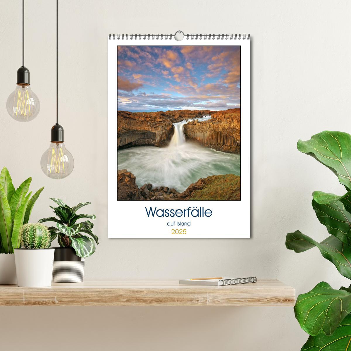 Bild: 9783435934980 | Wasserfälle auf Island (Wandkalender 2025 DIN A3 hoch), CALVENDO...