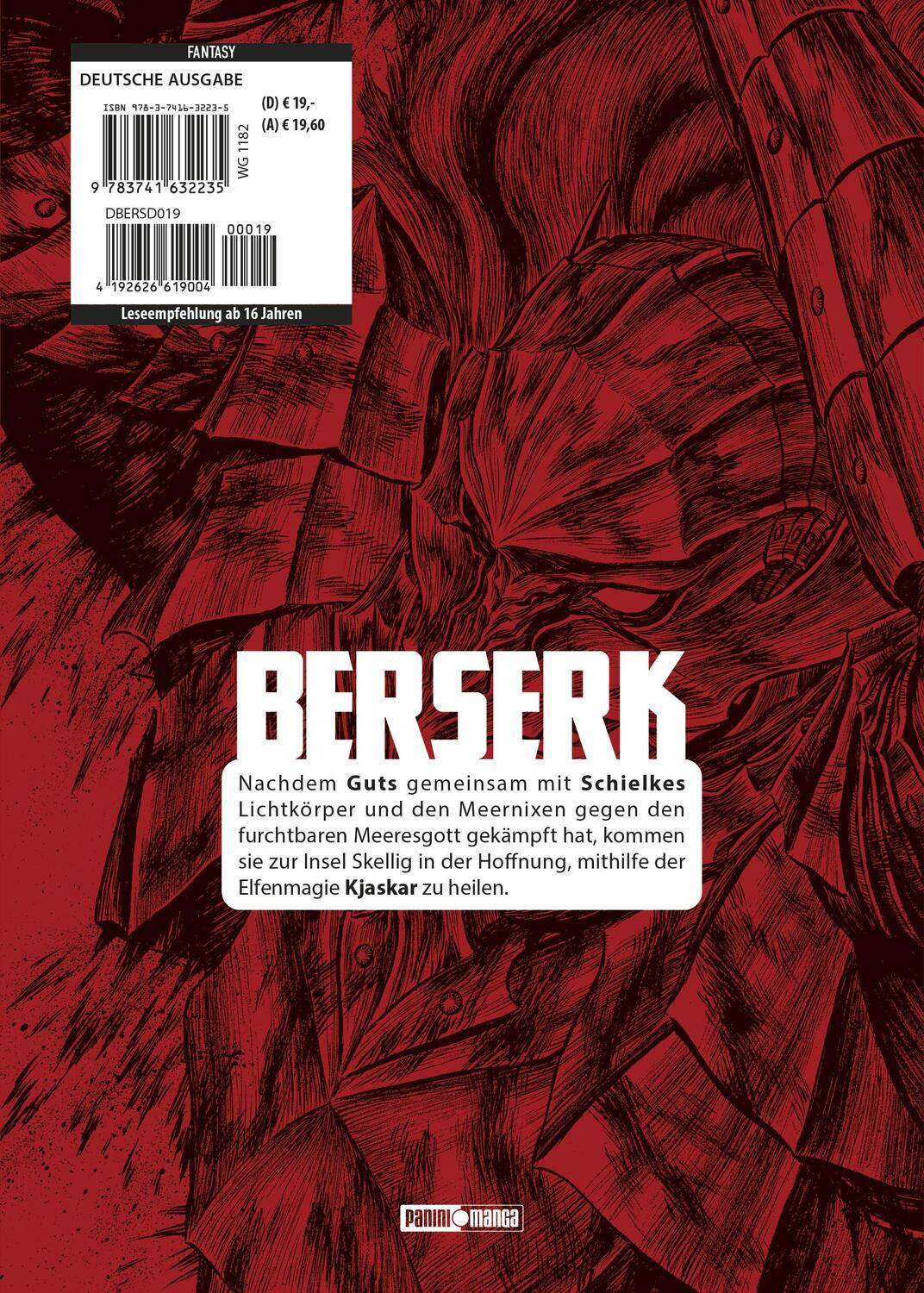 Rückseite: 9783741632235 | Berserk: Ultimative Edition 19 | Bd. 19 | Kentaro Miura | Taschenbuch