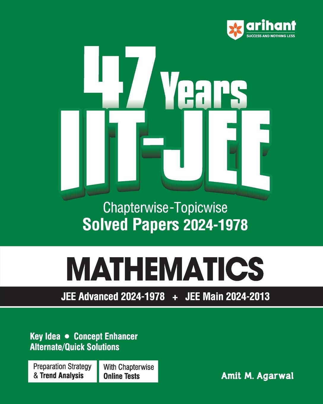 Cover: 9789364379878 | 47 Years IIT JEE Mathematics | Amit M. Agarwal | Taschenbuch | 2024