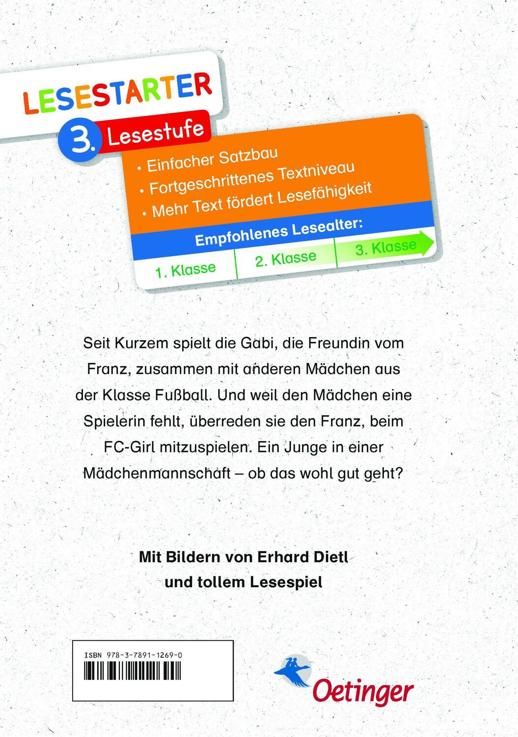 Rückseite: 9783789112690 | Fußballgeschichten vom Franz | Christine Nöstlinger | Buch | 64 S.