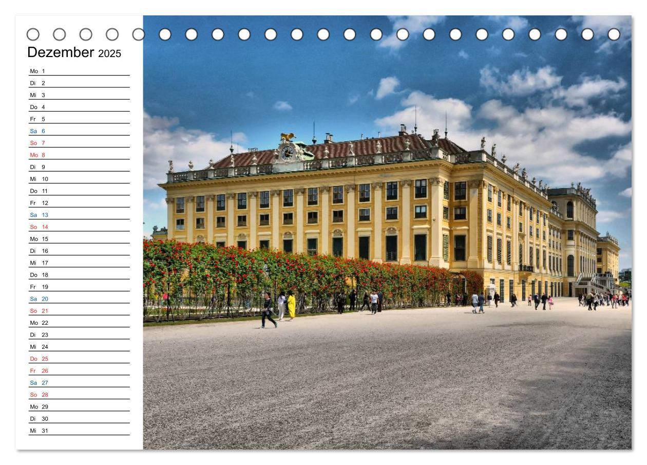 Bild: 9783435550425 | Wien - Haupstadt mit Charme (Tischkalender 2025 DIN A5 quer),...