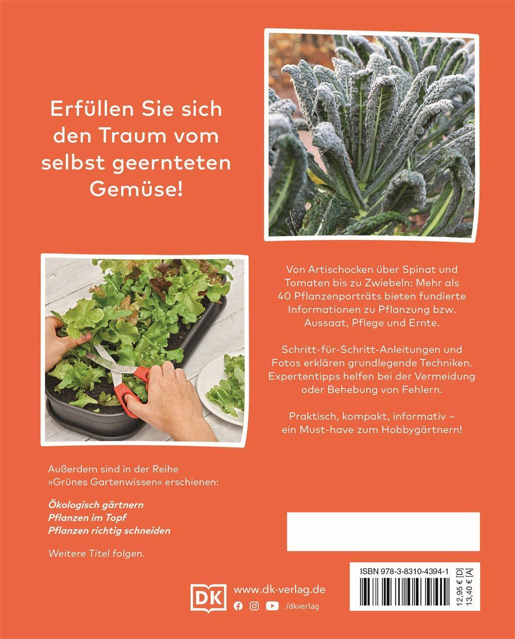 Rückseite: 9783831043941 | Grünes Gartenwissen. Gemüse anbauen | Jo Whittingham | Taschenbuch